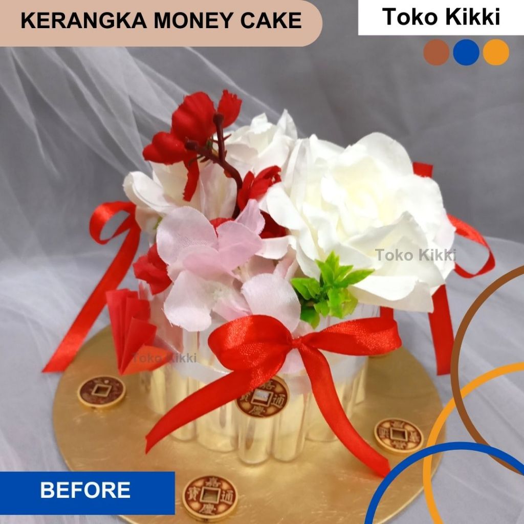 Kerangka Money Cake Koin / Kue Uang Kosongan / Cake Uang / Hadiah Money Cake