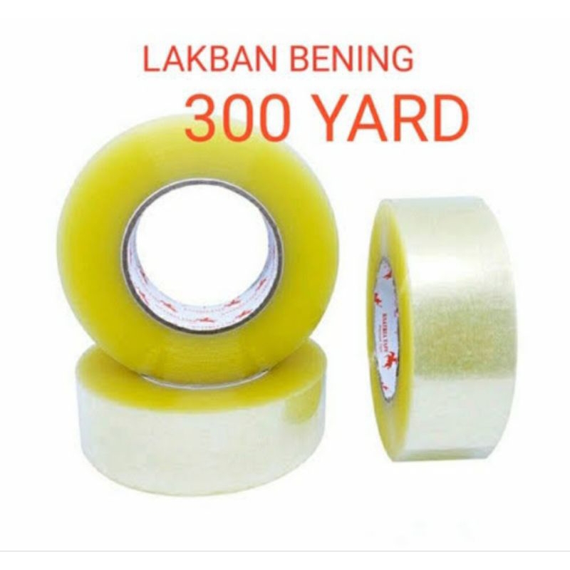 

LAKBAN / SELOTIP BENING & COKLAT 300YARD
