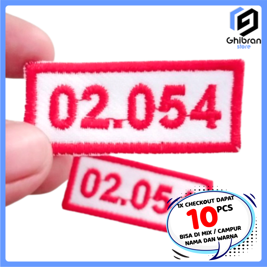 BET GUDEP isi 10 pcs - PATCH GUDEP - BORDIR GUDEP SATUAN - GUDEP PRAMUKA Custom