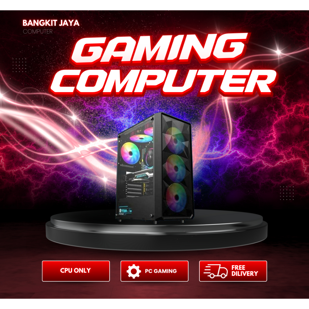 PC Server Komputer Intel Xeon E5 2630 V4  16GB HDD SSD Dual LAN