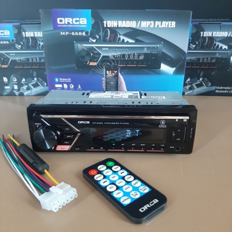 Tape Mobil Mp3 Bluetooth ORCA Mp 6686 Mp3 ORCA Bluetooth ORCA Single din Bluetooth