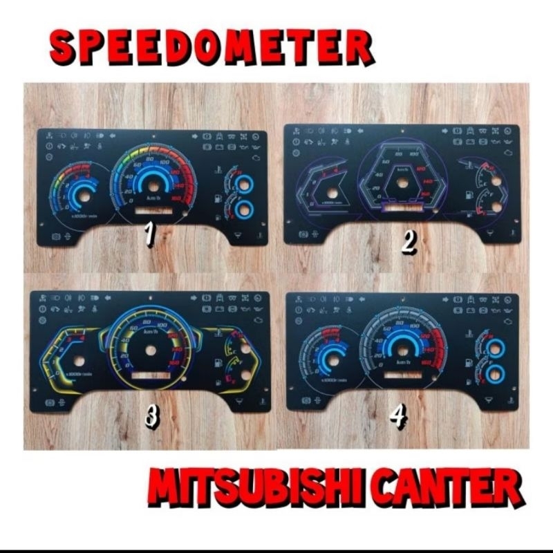 papan variasi speedometer Mitsubishi canter