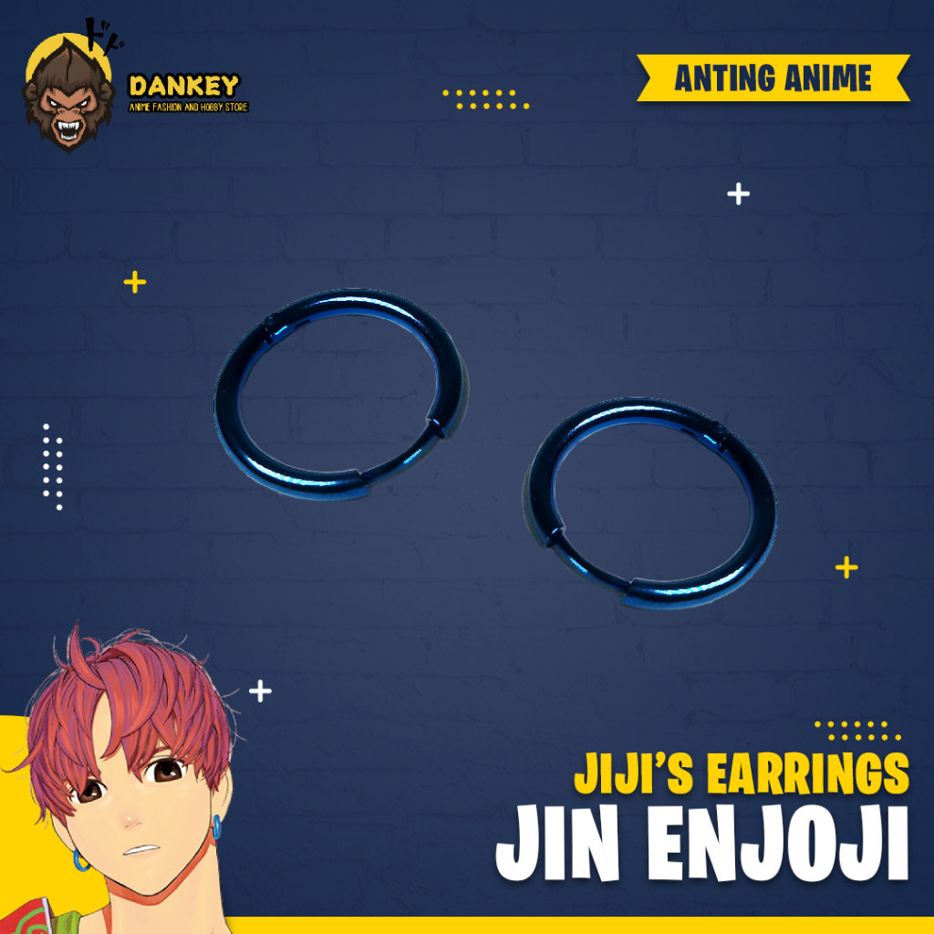Anting Jiji Jin Enjoji Cosplay Anime Dandadan