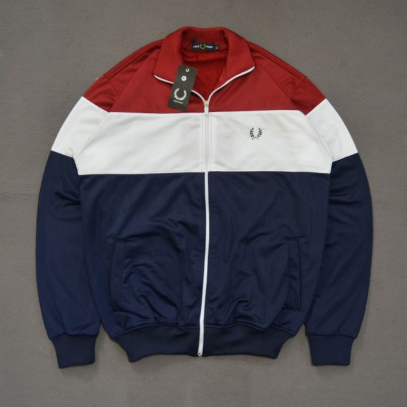 Jaket Tracktop Fred Perry 3 Color Jaket Tracktop Pria Wanita