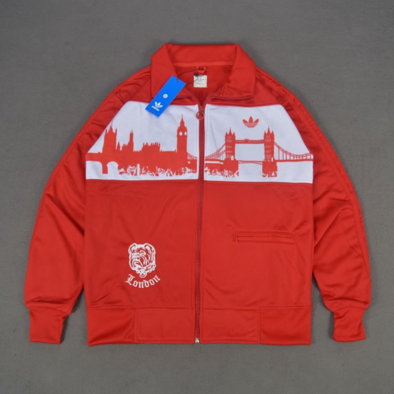 Jaket Tracktop Adidas London Jaket Olah Raga Pria Wanita
