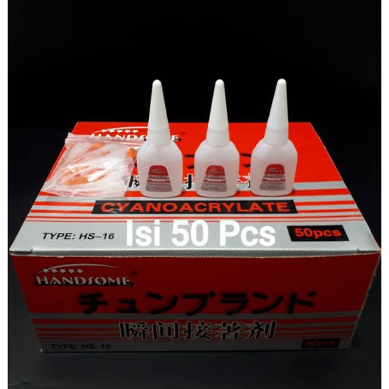 

(1Box ISI 50) Lem Korea HS-10 HANDSOME Serbaguna.