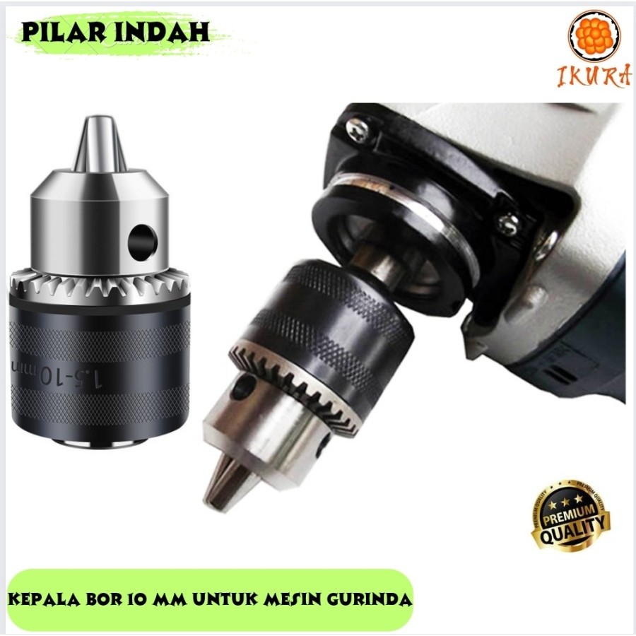 Kepala Bor 10mm Khusus Gerinda Tangan 4 Inch / Kepala Bor Gerinda 4"