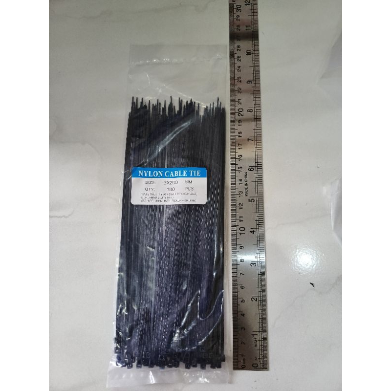 

CABLE TIES TALI CEKAK 20CM (isi100pcs)