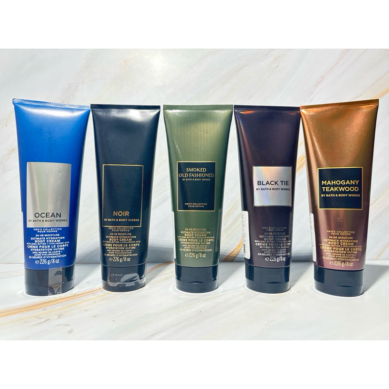 Sale BBW - Bath and Body Works Body Cream for Man Graphite / Marble / Forest / Atlantic / Clean Slat
