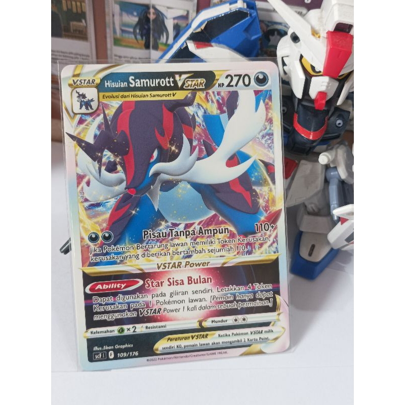 Hisuian Samurott VSTAR 109/176 - NO FOIL - Pokemon TCG Indonesia