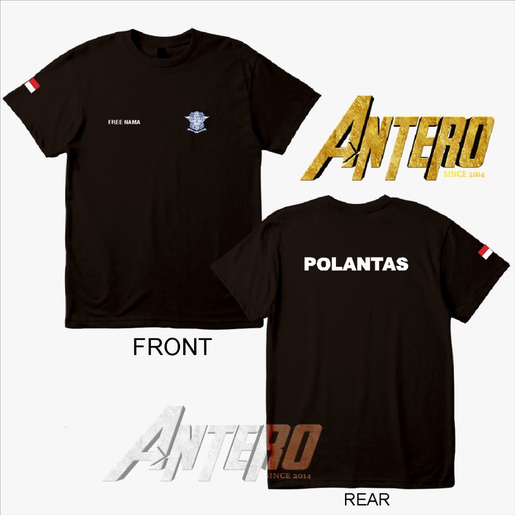 Kaos Polantas Polisi Lalu Lintas Dewasa dan Anak