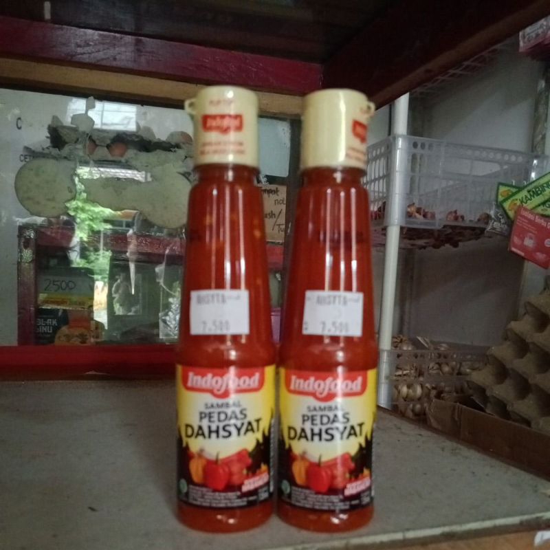 

AHSYTA STORE | INDOFOOD SAMBAL BOTOL PEDAS DAHSYAT 135ML