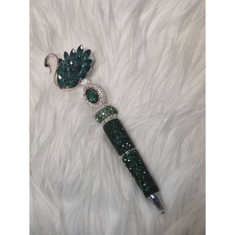 

Pulpen Luxury Green Swan Bling Bling