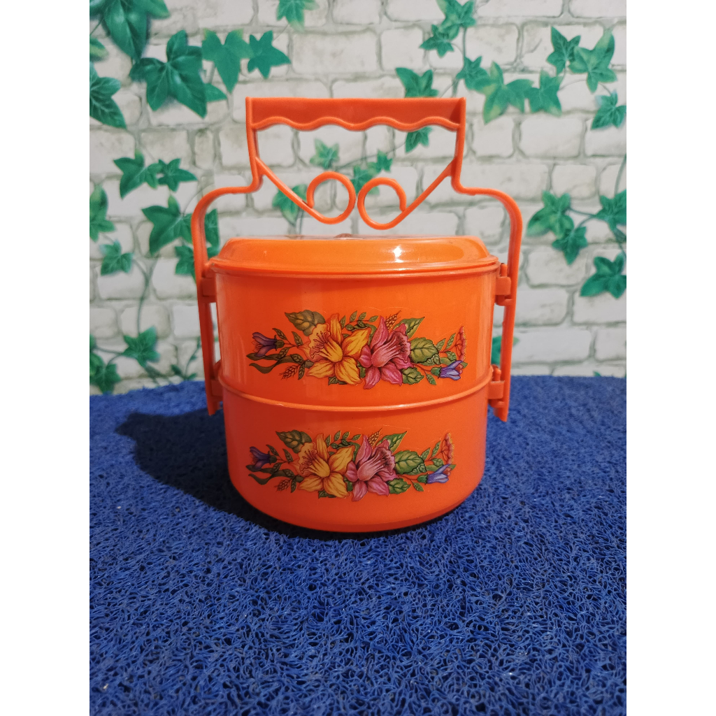 RANTANG SUSUN 2 DX / RANTANG SUSUN 2 / RANTANG PLASTIK / TEMPAT MAKANAN SUSUN / RAK TEMPAT MAKANAN /