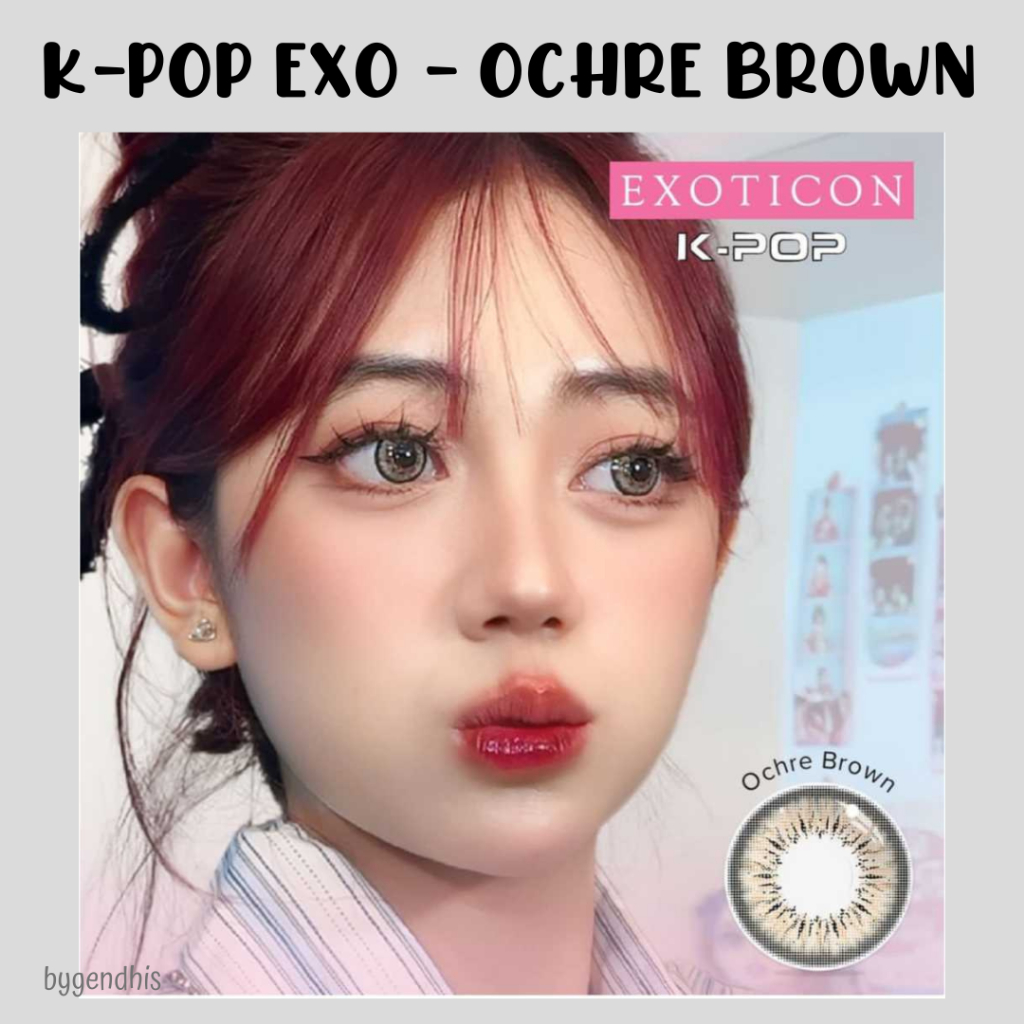 Softlens Exoticon K-POP 16mm Big Eyes - Ochre Brown (NORMAL)