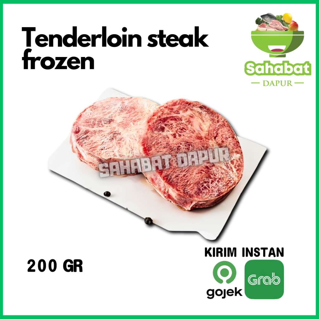 

Tenderloin Steak Frozen 1 pcs - Sahabatdapur