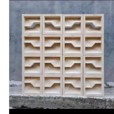 Roster beton pentilasi udara Roster sekatan rumah viral