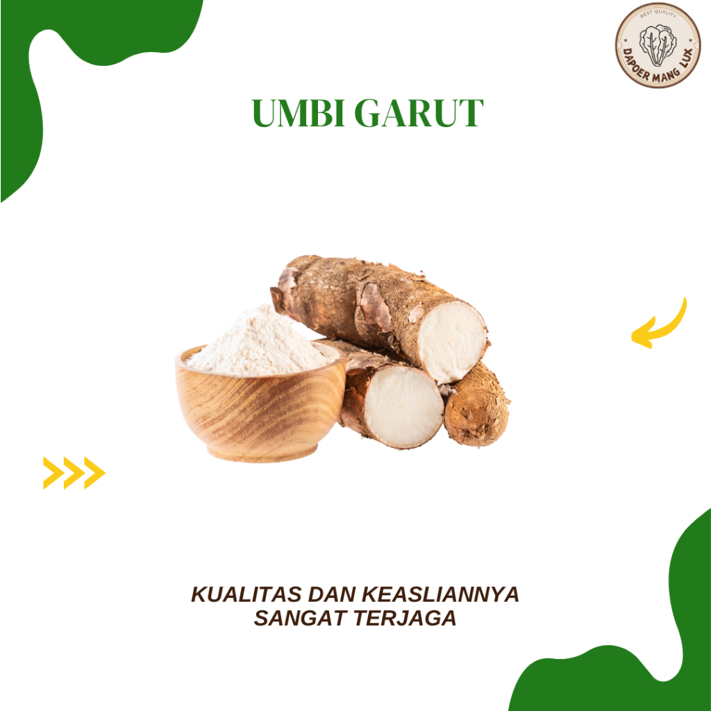 

DRIED SERBUK UMBI GARUT BEST SELLER