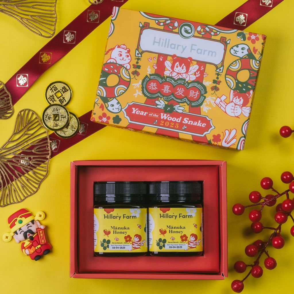 

Hampers Chinese New Year / CNY Manuka Honey 250gr + Manuka Honey 250gr