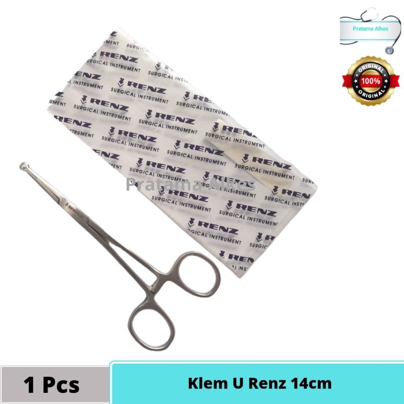 Klem U RENZ 14cm  Klem Implant RENZ 14 cm  U Klem Alat Medis