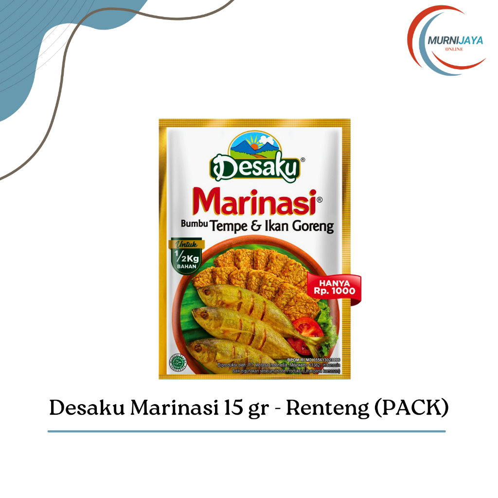 

Desaku Marinasi 15 gr - Renteng (PACK - Isi 1 RTG)