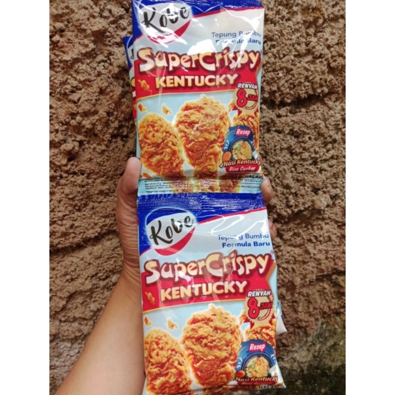 

Kobe Tepung Bumbu Kentucky Super Crispy 1 Renceng isi 10 Sachet