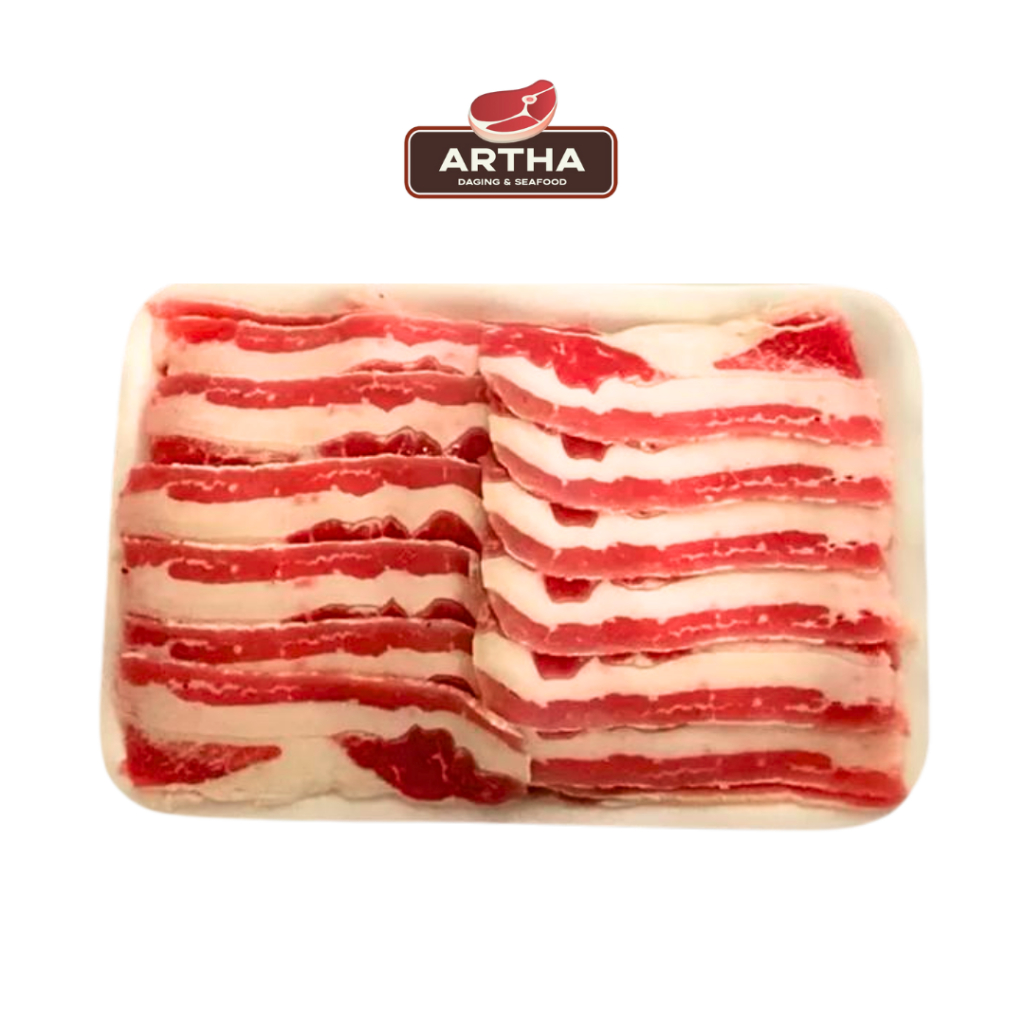 

Us Shortplate Beef Slice / Daging Yoshinoya / Sliced Beef / Daging Sliced Frozen / Pack 1 Kg