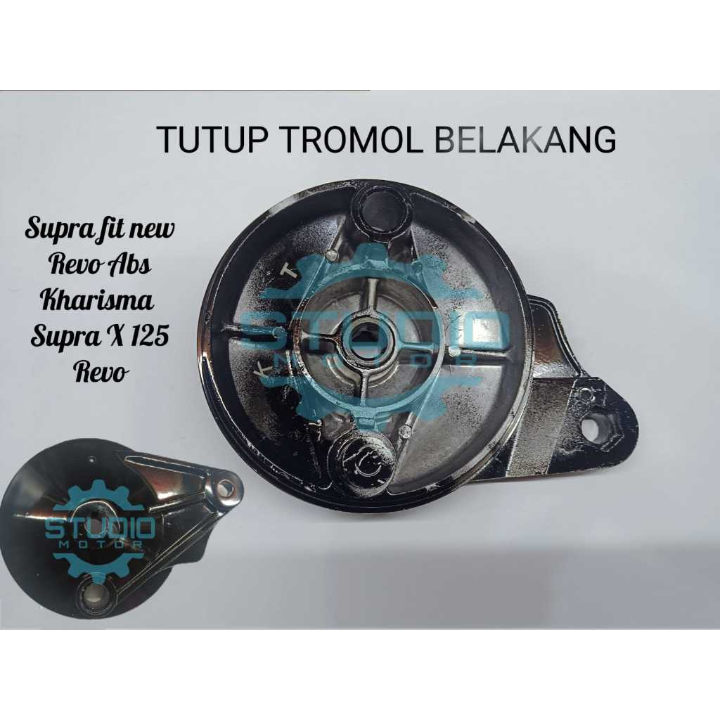 Tutup tromol Belakang / Panel Rem Belakang / Supra X 125/Revo Abs/ Supra Fit New / 43100KPH700