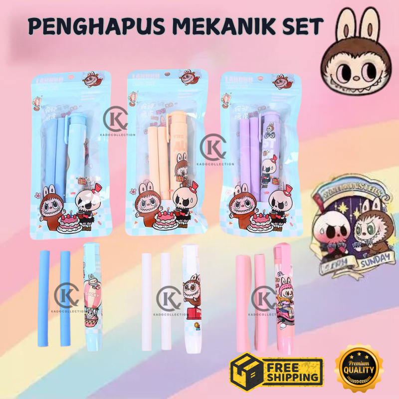 

PENGHAPUS LABUBU MODEL LIPSTICK / PENGHAPUS ERASER ANAK SEKOLAH TK SD MOTIF LABUBU / PENGHAPUS LIPSTICK LABUBU