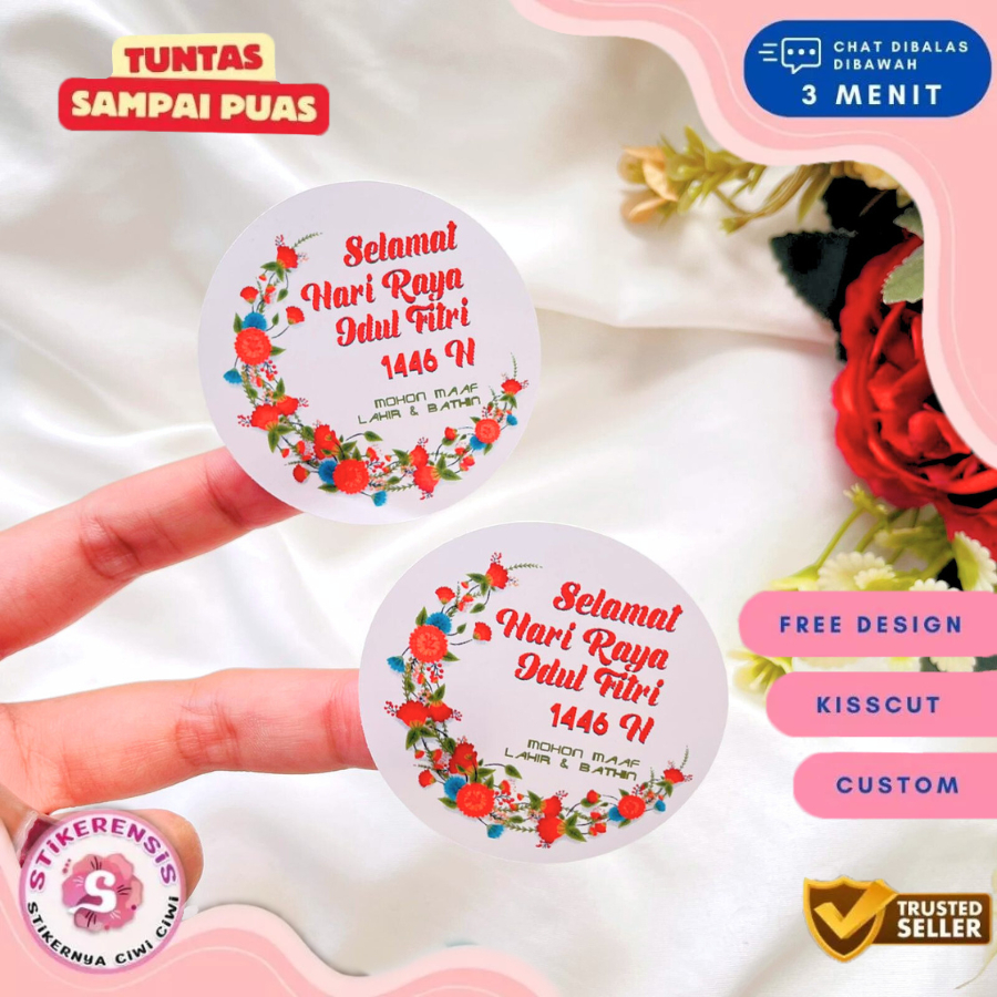 

Sticker 9-15 Idul Fitri Label Toples Spesial Ramdhan Lebaran Puasa Stiker Custom Stikerensis Bandung