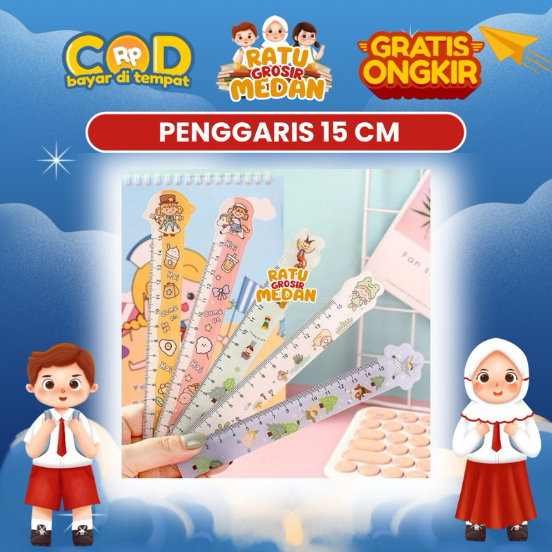 

PENGGARIS KARAKTER 15 CM TEBAL MOTIF LUCU