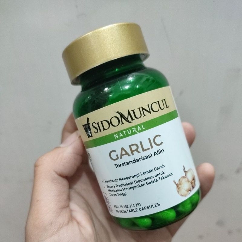 Sidomuncul Garlic 30 kapsul kolesterol darah tinggi