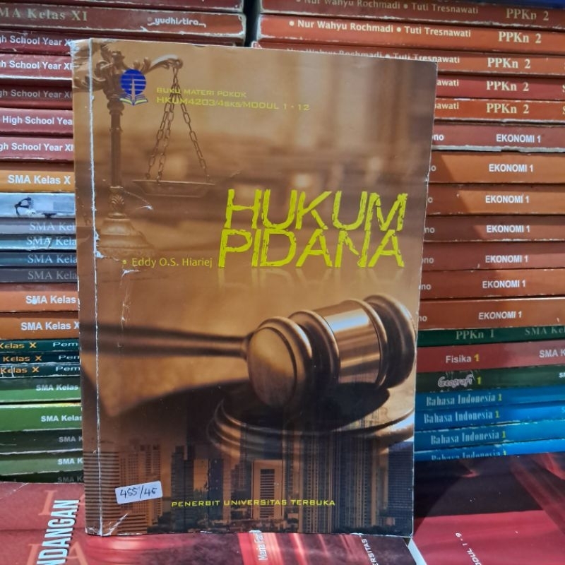 buku bekas ori ut  HUKUM PIDANA. BY.  EDY. O S  HIARIEJ   UT