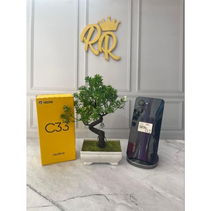 ORIGINAL FULLSET Realme C33 4/64 laut malam second fullset ori