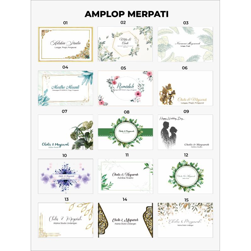 

Amplop Sumbang Custom Nama