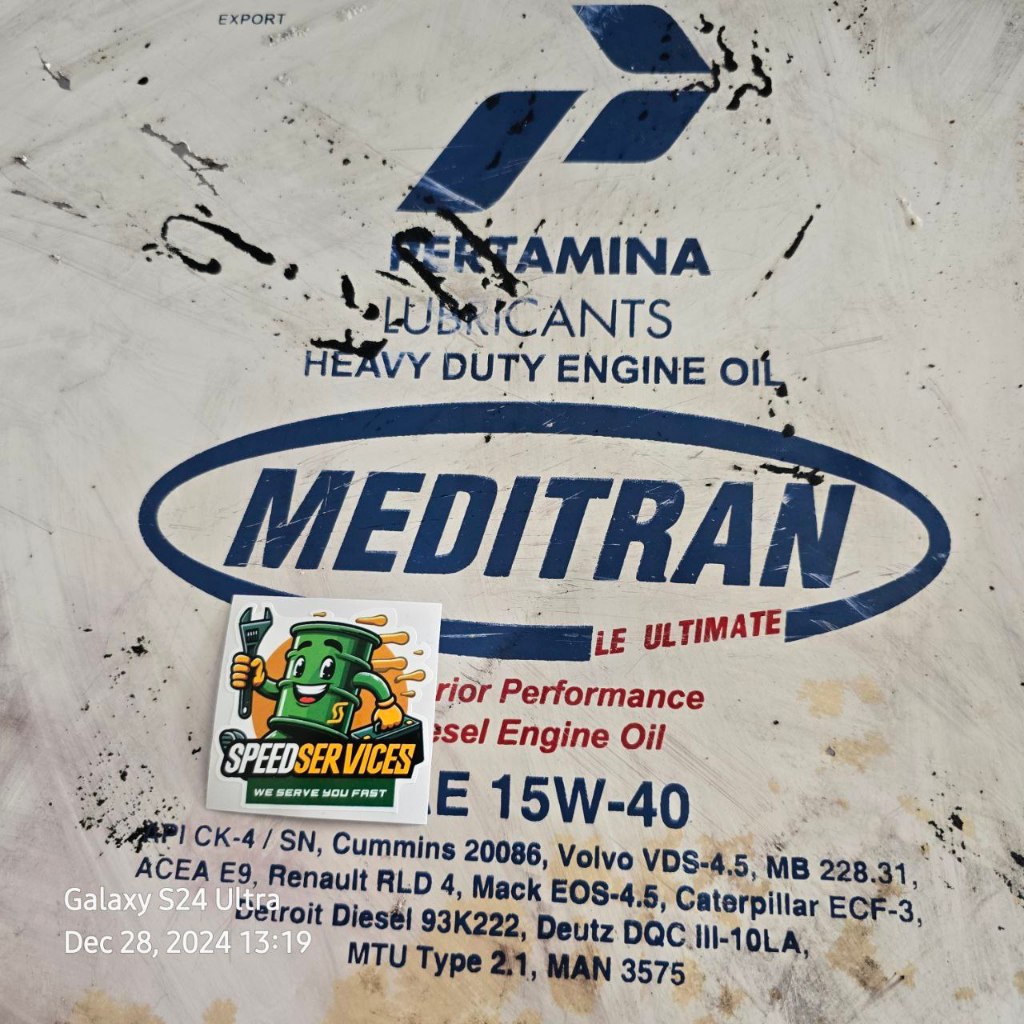 PERTAMINA MEDITRAN LE ULTIMATE 15W40 API CK-4/SN ECERAN DRUM