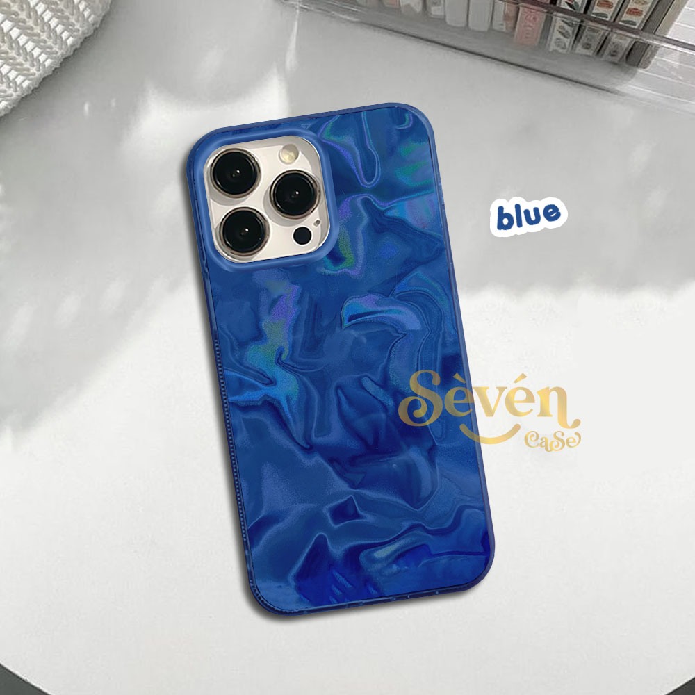 Case Waterry Textured Ripple Case Gradient Hardcase/ Casing Hp FOR VIVO Y17S V20 V23 V23E V29 V29E V