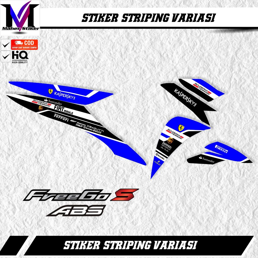 Striping Freego Variasi Ferrari