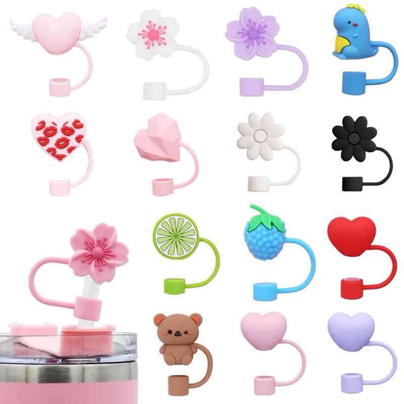 

10mm SILIKON Tutup Sedotan /anti debu /protection silicon straw