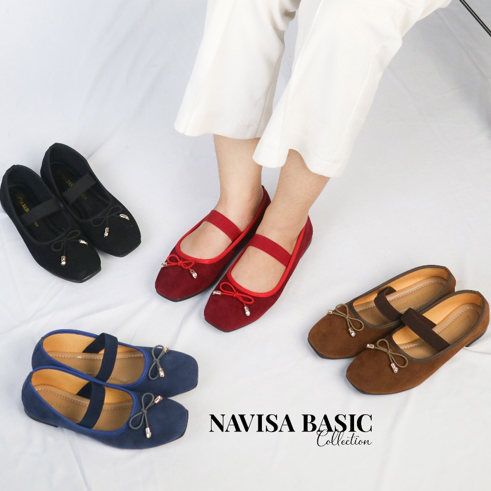 Sepatu Wanita FlatShoes Super empuk Navisa Basic Collection