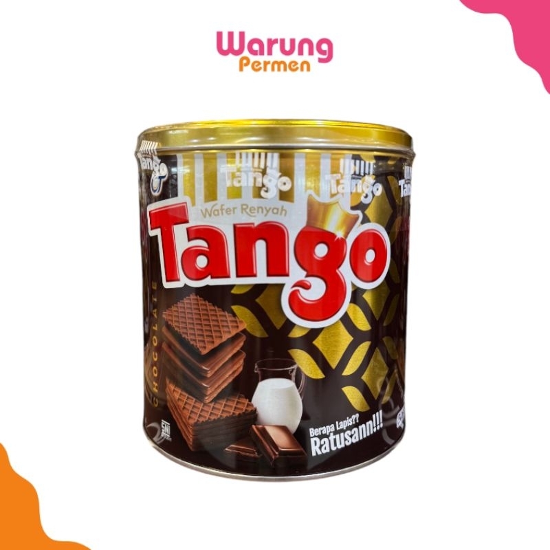 

Wafer Tango Cokelat Kaleng 240gr / Wafer Tango Vanilla Kaleng 240gr