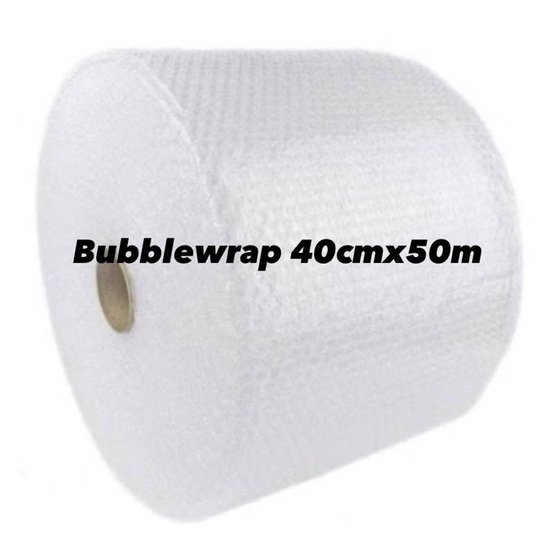 

Bubblewrap ukuran 40cm x 50m // hitam dan putih