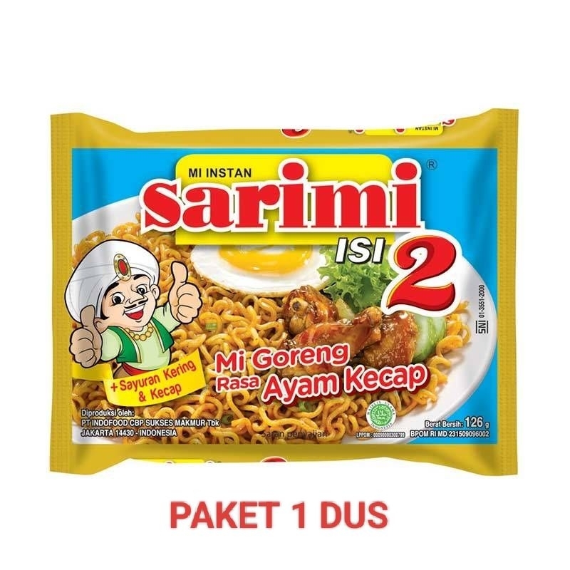 

SARIMI ISI 2 RASA AYAM KECAP PER DUS