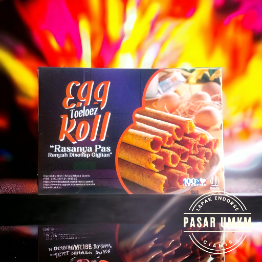

[ FAVORIT ] Toeloez Egg Roll Khas Ciamis Original 120gr