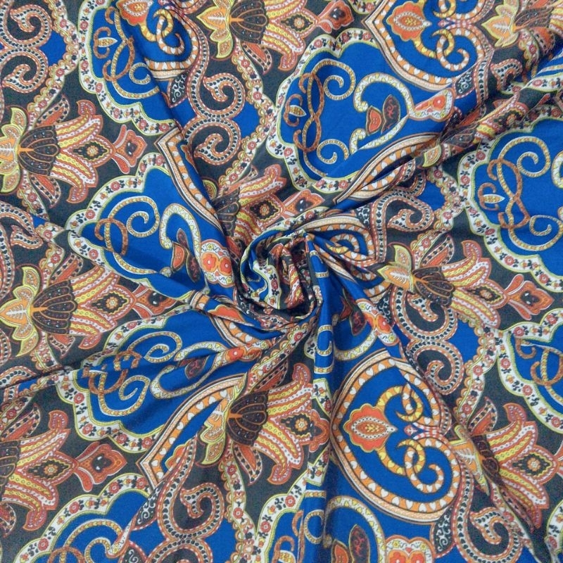 kain satin motif - kain satin meteran - kain satin premium - zkt