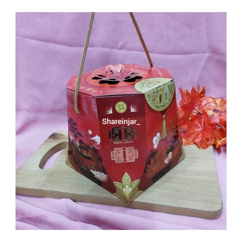 

Box Imlek 2 Toples Bulat 500g-Kotak Dus Hampers Imlek Chinese New Year