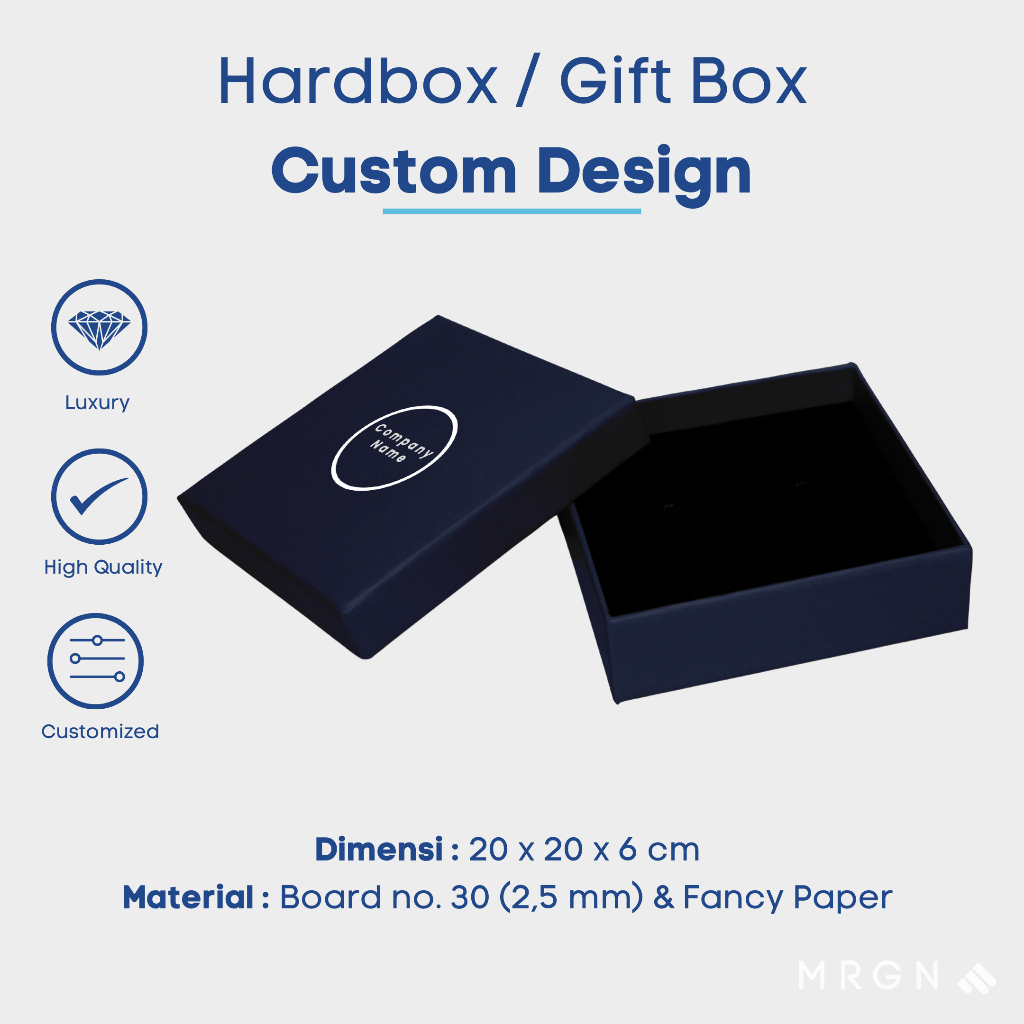 

Custom Cetak Hardbox - Gift Box Hampers Premium