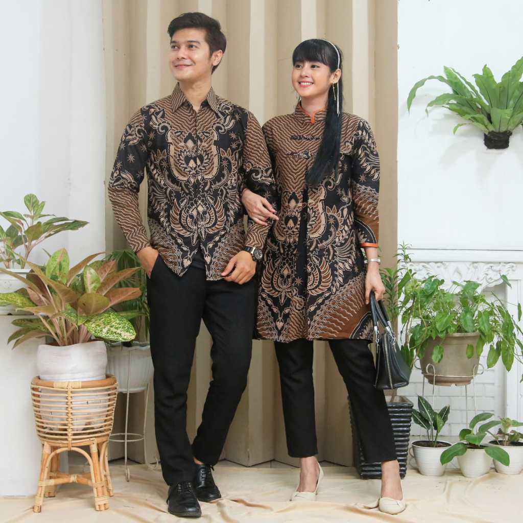 BIG PROMO CUCI GUDANG BATIK TUNIK COUPLE BATIK COUPLE MODERN BAJU BATIK COUPLE BATIK TUNIK COUPLE