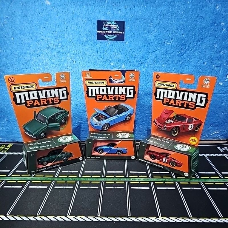 Matchbox Moving Parts - VW, Bizzarrini, Honda S2000