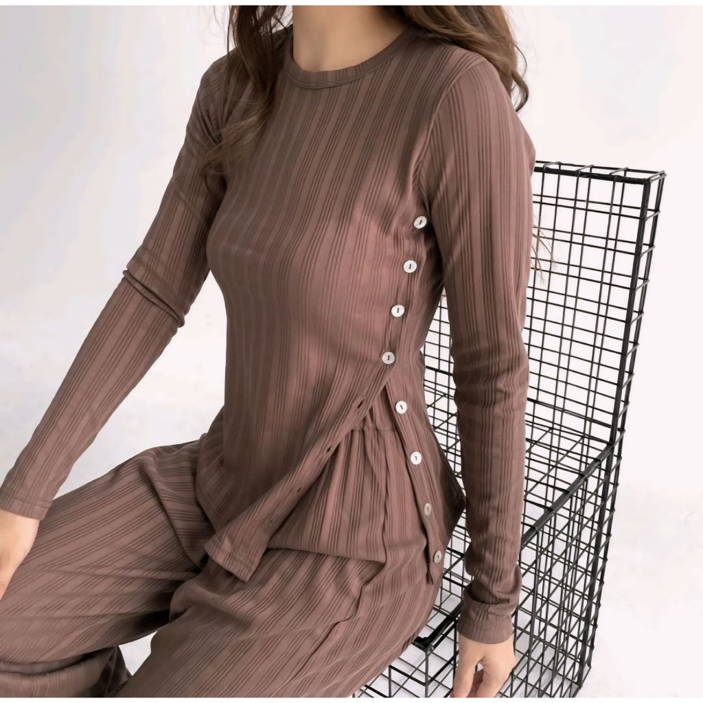 Eden Set // One set knit // One set knit premium // One set knit korea // One set knit kancing